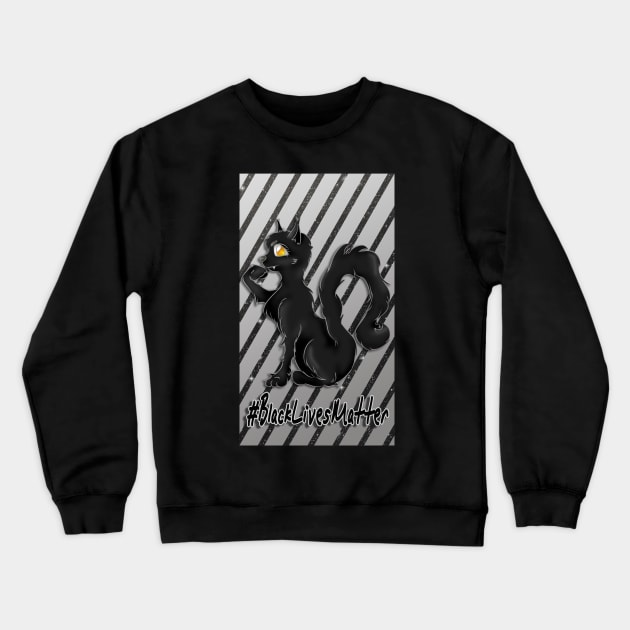 #BlackLivesMatter Crewneck Sweatshirt by michichan